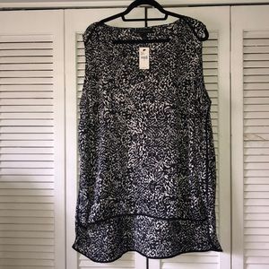 High Low Animal Print Top!